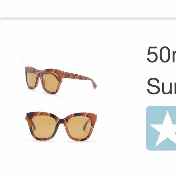 Gucci Accessories - 50mm Gucci Square Glasses